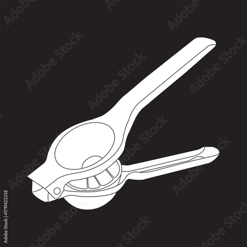 Manual citrus squeezer icon design