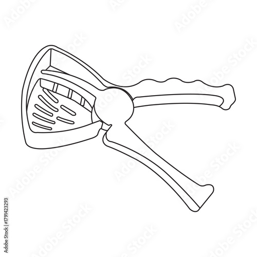 Manual citrus squeezer icon design