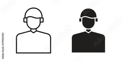 Callcenter icon. Vector linear icons. simple flat icons