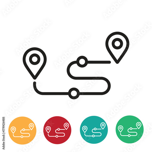 Effortless navigation with route planning for travel adventures and location tracking, streamline your journey with intuitive mapping and direction icons