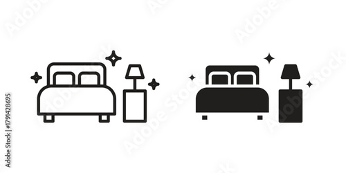 Clean Room icon. Vector linear icons. simple flat icons