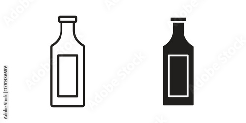 Gin icon. Vector linear icons. simple flat icons