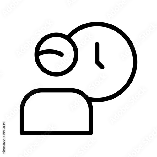 Time Management Icon Set for Productivity, Scheduling, Efficiency, Strategic Planning, Task Prioritization, and Deadline Tracking Designs