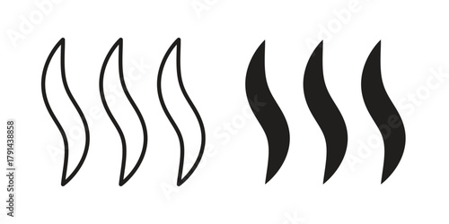 Hot icon. Vector linear icons. simple flat icons