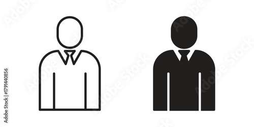 Lawyer icon. Vector linear icons. simple flat icons