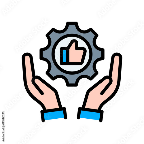 Exemplary Practices lineal color icon