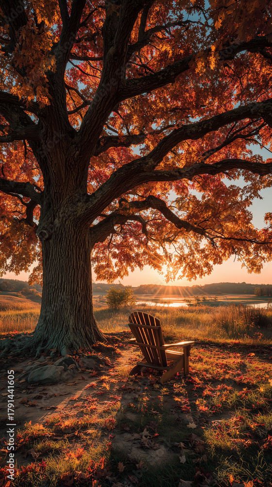 Fototapeta premium autumn in the park