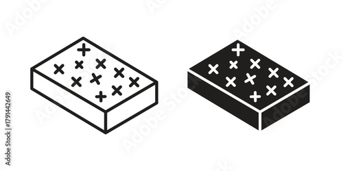 Mattress icon. Vector linear icons. simple flat icons