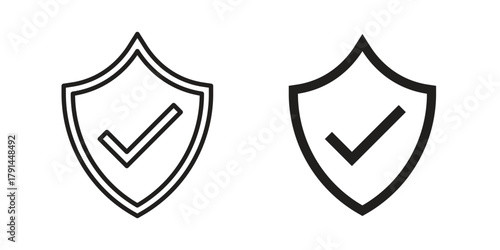 Safe icon. Vector linear icons. simple flat icons