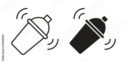 Shaker icon. Vector linear icons. simple flat icons