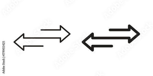 Transfer icon. Vector linear icons. simple flat icons