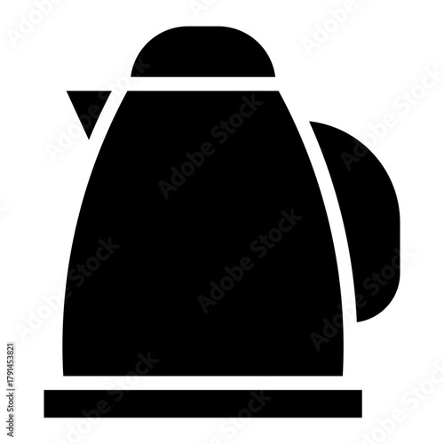 tea kettle vector illustration icon