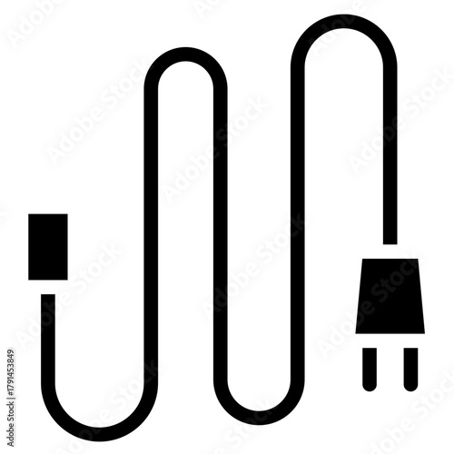 Electric plug icon