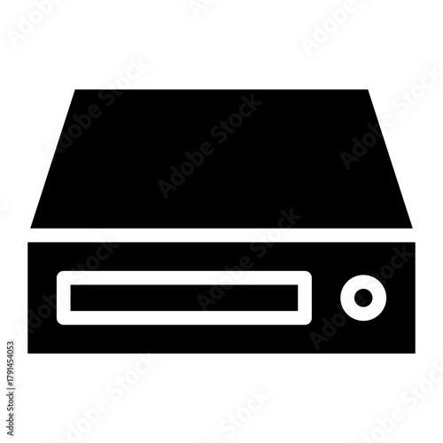 digital tablet pc with clipping path icon