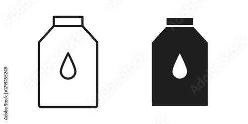 Water tank icon. Vector linear icons. simple flat icons