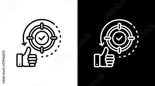 Data Integrity  White Icon Set Design