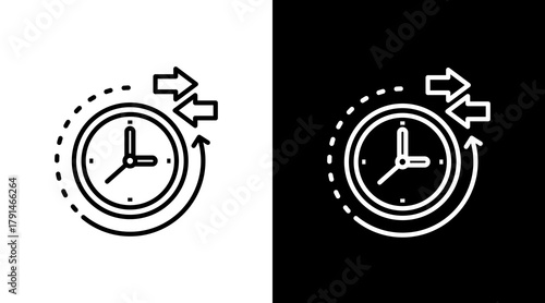Data Center Reliability  White Icon Set Design
