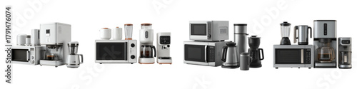 Create the ultimate kitchen with modern appliances including microwaves, coffee makers, and blenders that blend style and function, perfect for any home chef