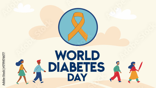 Bold typographic poster with statistic visuals and quote “Know Your Risk, Know Your Response”, textured blue background, modern awareness campaign style.