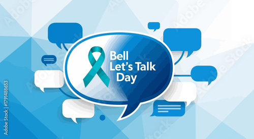 Bell Lets Talk Day Mental Health Awareness Campaign.