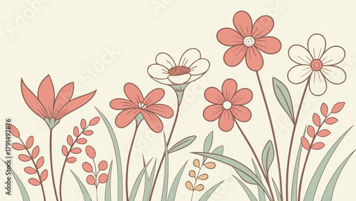 dreamy pastel flowers