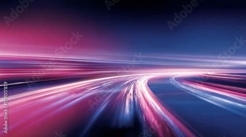 neon lights. high-speed photography. digital art technology. light streaks. speed lines.