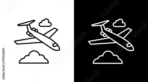 Jet  White Icon Set Design