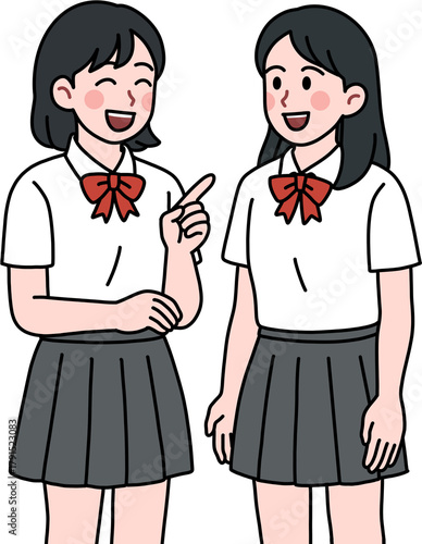 friends chatting