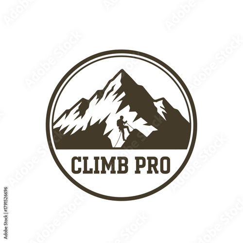 Professional Mountain Climbing Outdoor Badge