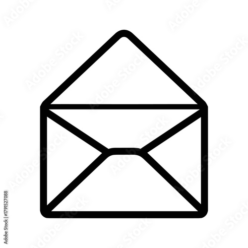Open envelope icon
