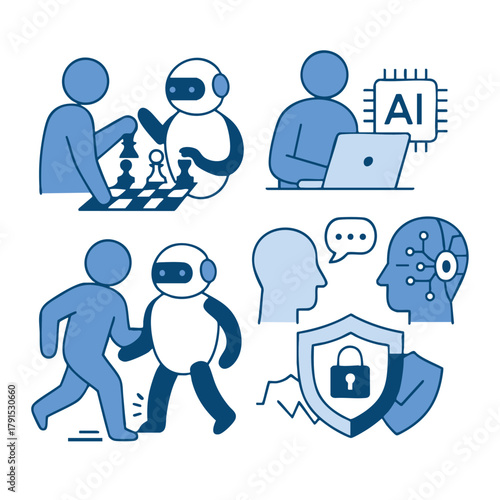 Artificial intelligence robot chess technology security communication digital innovation