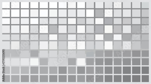 Padrão abstrato de quadrados em tons de cinza com gradiente e profundidade, vetor gráfico
