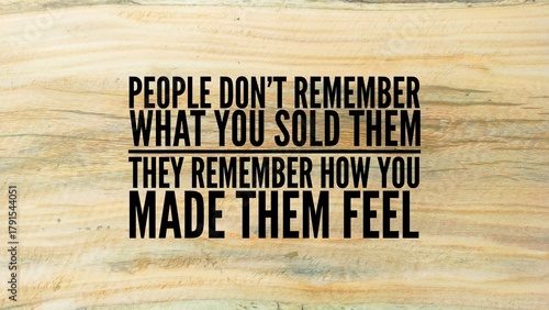 Foto Inspirational and motivational words or quotes for success about marketing or cu