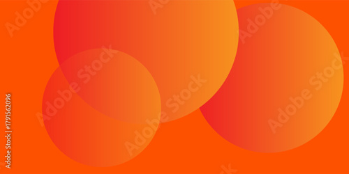 Abstract orange background with circles.