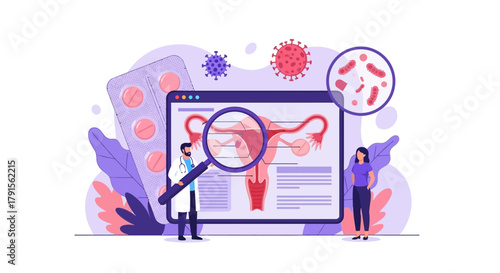 Uterine Disease Diagnosis with Doctor and Patient