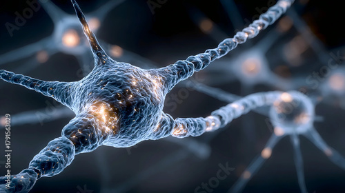 Neuron Firing, Nerve Signal Transmission, Synaptic Activity