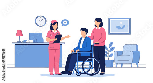 Healthcare Consultation for Disabled Man