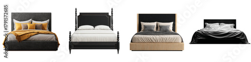 Discover luxurious and modern bed designs showcasing plush bedding and elegant headboards perfect for bedroom inspiration and interior design projects