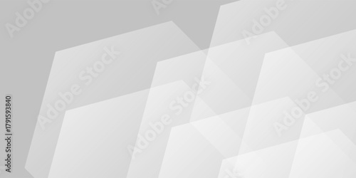 abstract grey background. overlapping element design. Gray and white black color background abstract art vector.