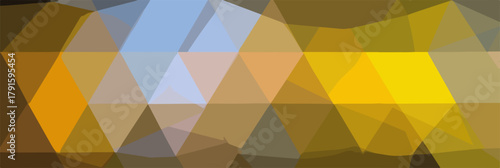 Abstrakte geometrische Muster mit warmen und kühlen Farbtönen, Vektor-Illustration