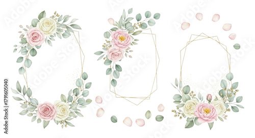 vector floral frame