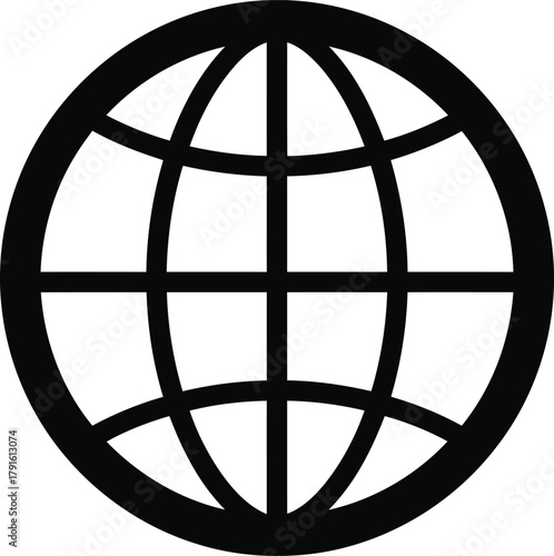 Globe Icon representing global connections internet access communication worldwide networking and international cooperation a symbol for technology and web presence
