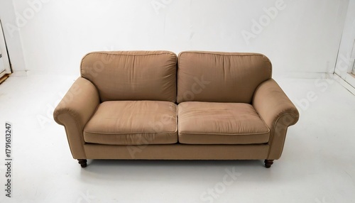 red leather armchair