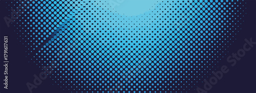 Abstract blue gradient background with a dotted pattern creating a sense of depth and movement.