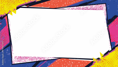 Dynamic abstract background with vibrant colors and geometric shapes, perfect for graphic design elements.