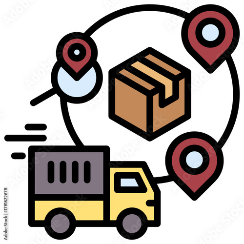 Shipment Tracking Icon