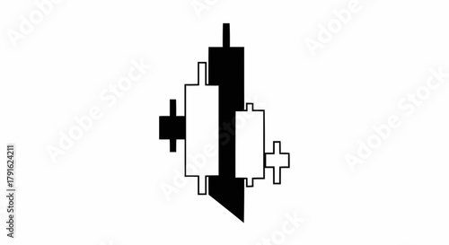 Three Candlestick Chart Pattern for Financial Market Analysis.