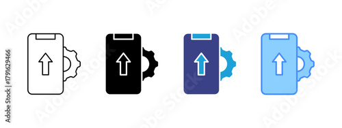 Upgrade icon set multiple style collection