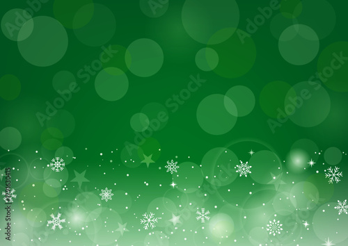 クリスマスのキラキラ背景