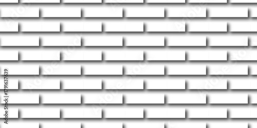 Pavement seamless mosaic stone concrete wall surface tiles. subway vector block rock white brick wall texture background.	